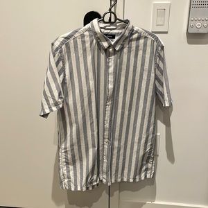 Theory - Men’s Striped Button Down Short Sleeve